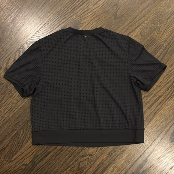 Black Perforated Women's Top by Joy Lab (size small) - Picture 5 of 5